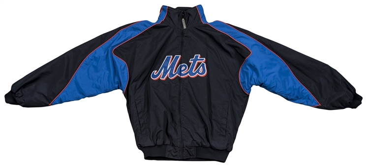 2007 David Wright Game Used New York Mets Heavy Dugout Jacket